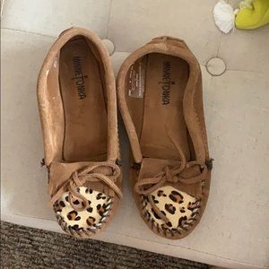 Cheetah moccasins